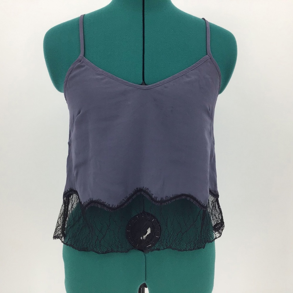 Wilfred Chimere Silk Cropped Camisole, XS